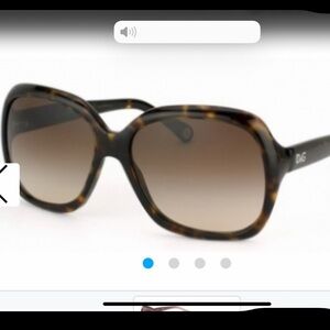 DOLCE & GABBANA Havana Brown Gradient Sunglasses DD3077 new w/out tag immaculate
